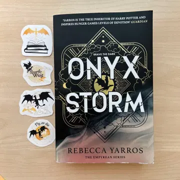Onyx Storm Rebecca Yarros 외국도서 스티커 포함