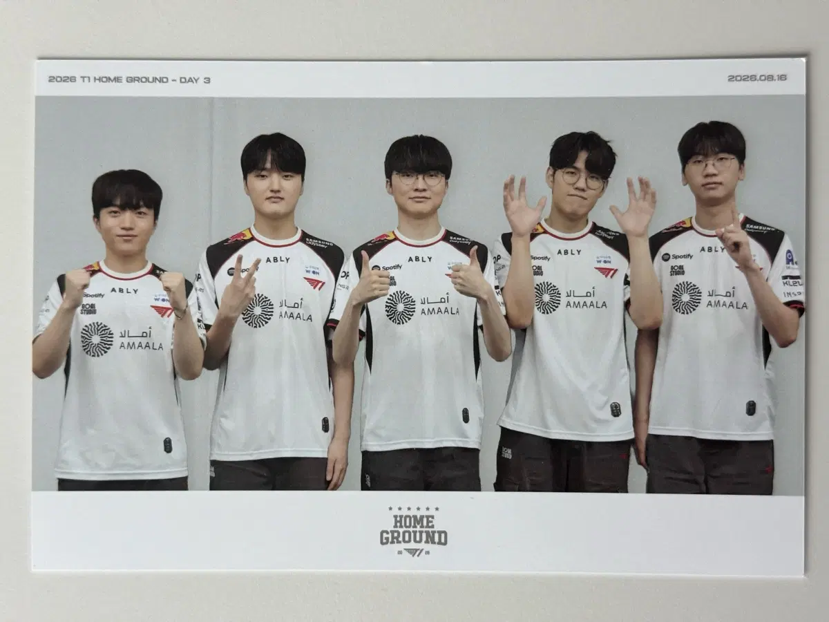 T1 티원 2026 홈그라운드 3일차 멤버십 엽서