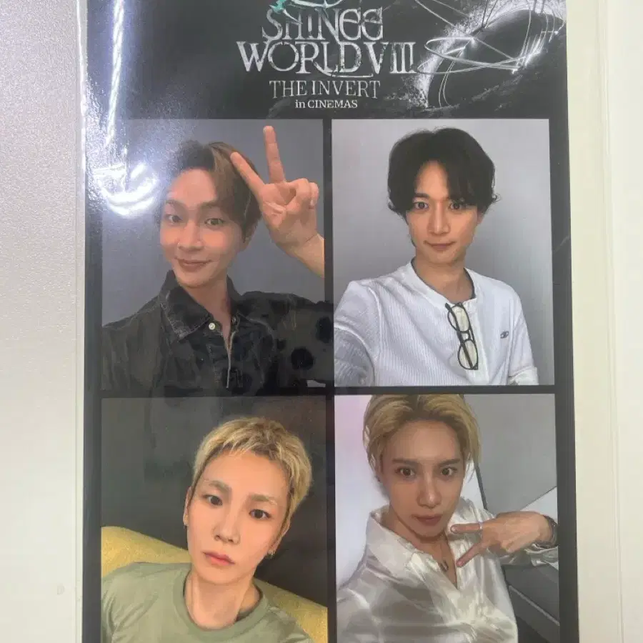 SHINee 네컷사진 마이샤이니월드 인버트서콘