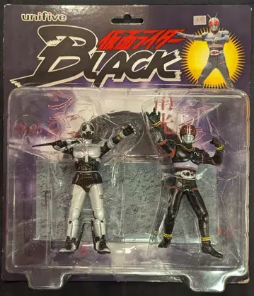 유니파이브 리얼 피규어 파트 6 가면라이더 BLACK 섀도우문 VS 블랙