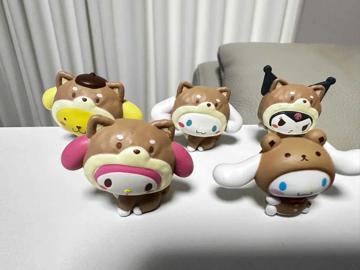 산리오) 멍멍 대행진 가챠(일괄) 5종 판매합니다