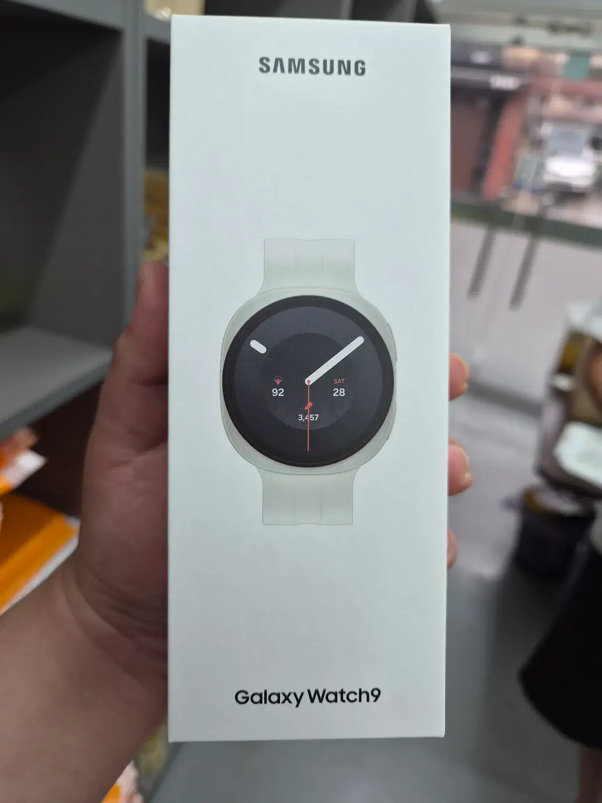 미개봉)갤럭시워치9 크림 40MM