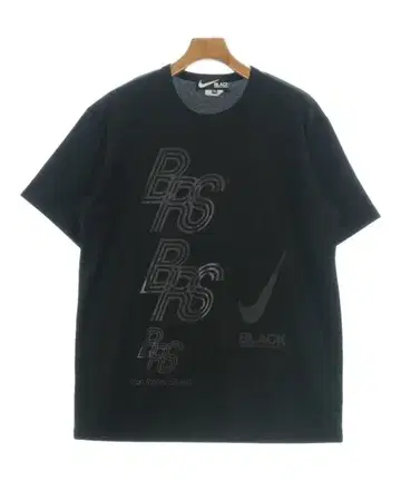 블랙 코무 데 가르송 티셔츠 티셔츠 남성용