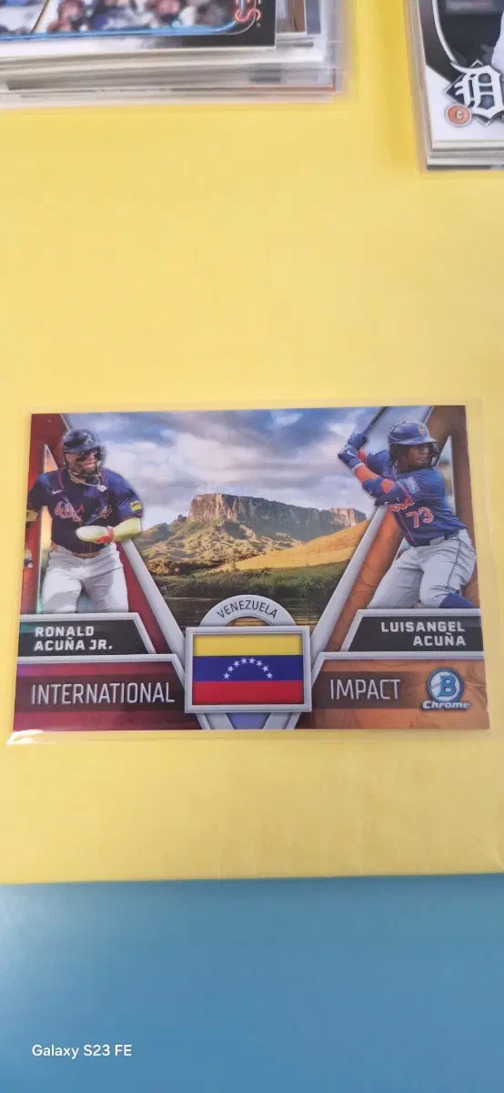 MLB 2024 베네수엘라 아쿠나 형제 크롬카드