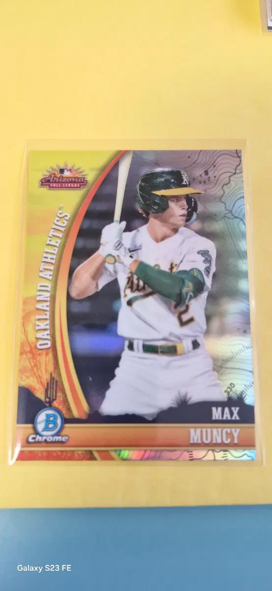 MLB 2024 애슬레틱스 맥스 먼시 크롬카드