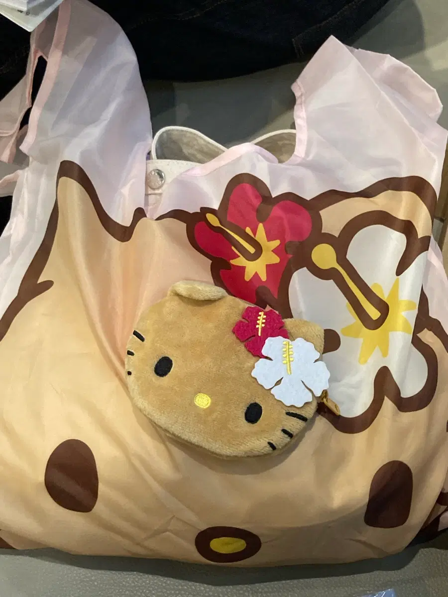 일본 태닝 키티 헬로키티 에코백 숄더백 파우치 키링 동전 지갑 잡지 부록
