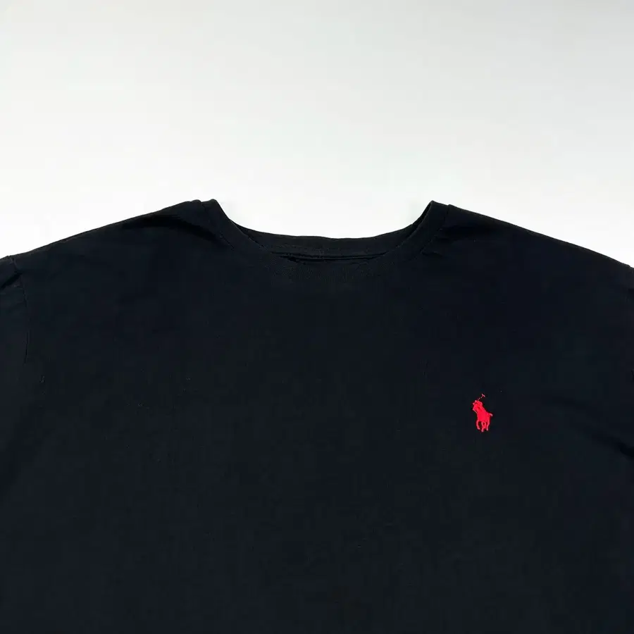 폴로 랄프로렌 포니 블랙 반팔티셔츠 (XL)