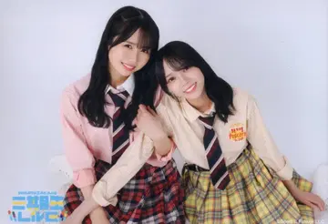 히나타자카46 3기생 LIVE 우에무라 히나노/야마구치 하루요 [ 청춘 팝콘 ] 라이브 의상 요코