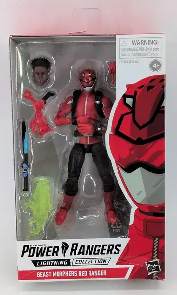 HASBRO LIGHTNING COLLECTION POWER RANGERS BEST MORPHERS BEST MORPHERS RED RANGER