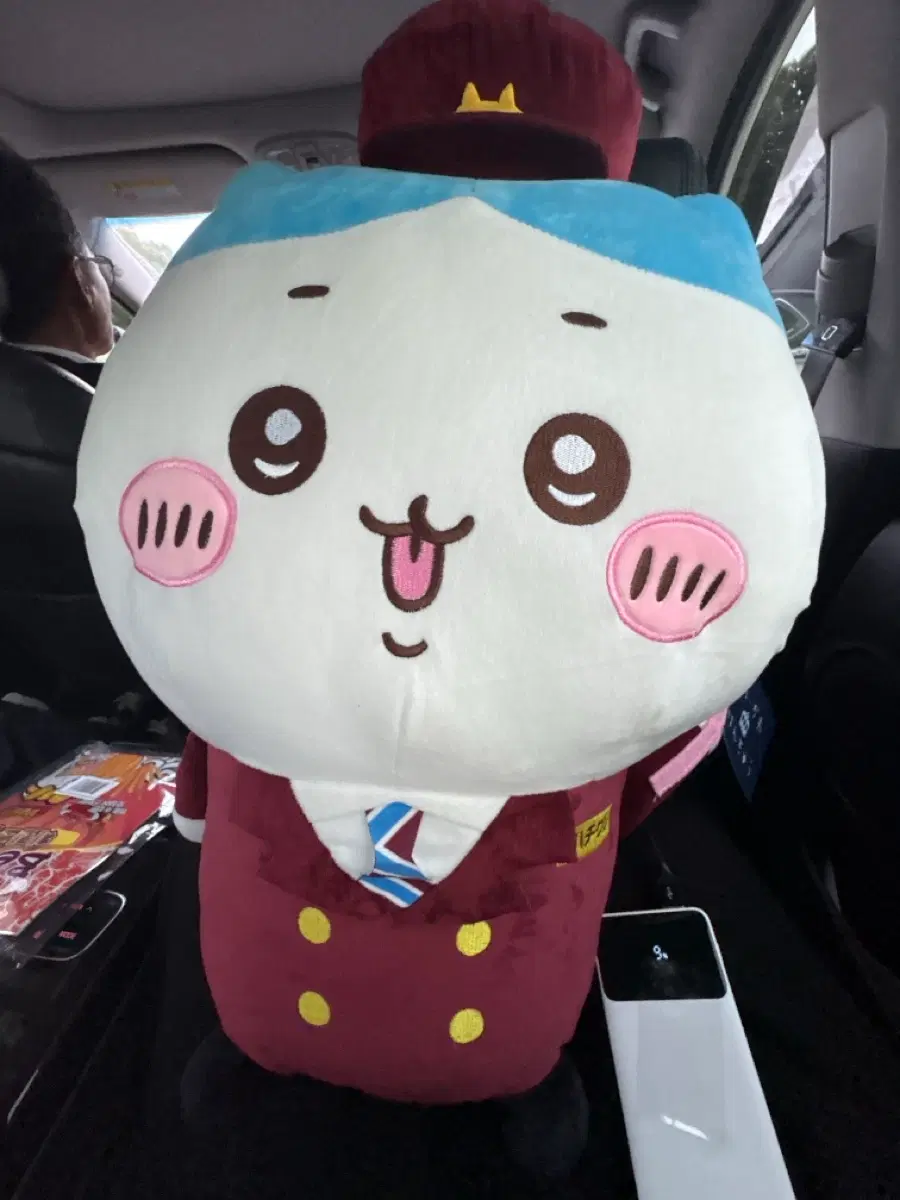 하치와레 대형 인형 일본 한큐 전철 한정판 콜라보 제품
