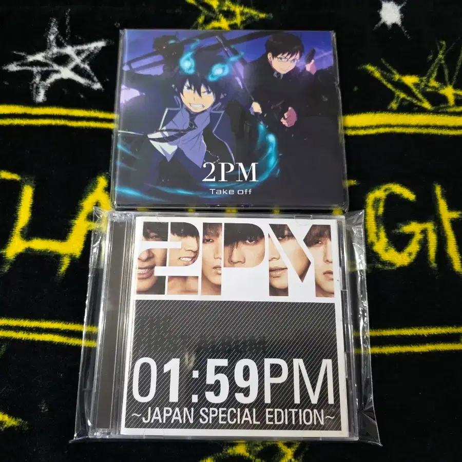 2pm 기간한정 애니메이션버전 take off, first앨범Japan에디션