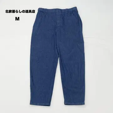 새상품급 북유럽 스트레치 데님 이지 팬츠 허리밴딩 M