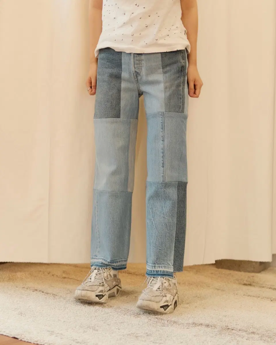 Levi's Patchwork Denim Pants