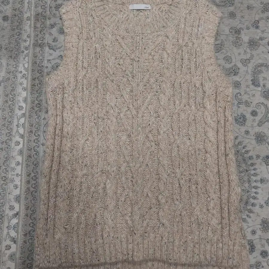Leshop 르샵 케이블 니트 베스트 F (55까지)
