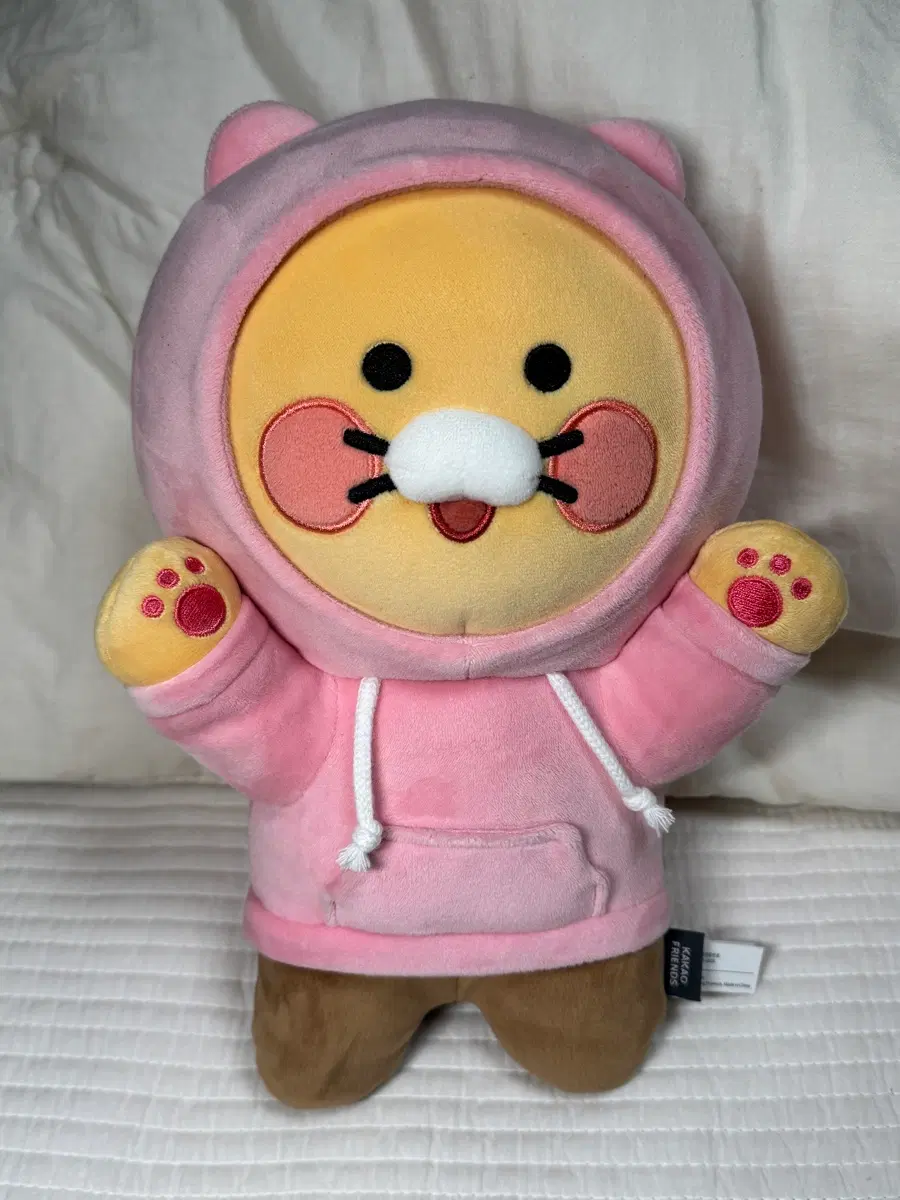 카카오프렌즈 춘식이 핑크 후드인형
