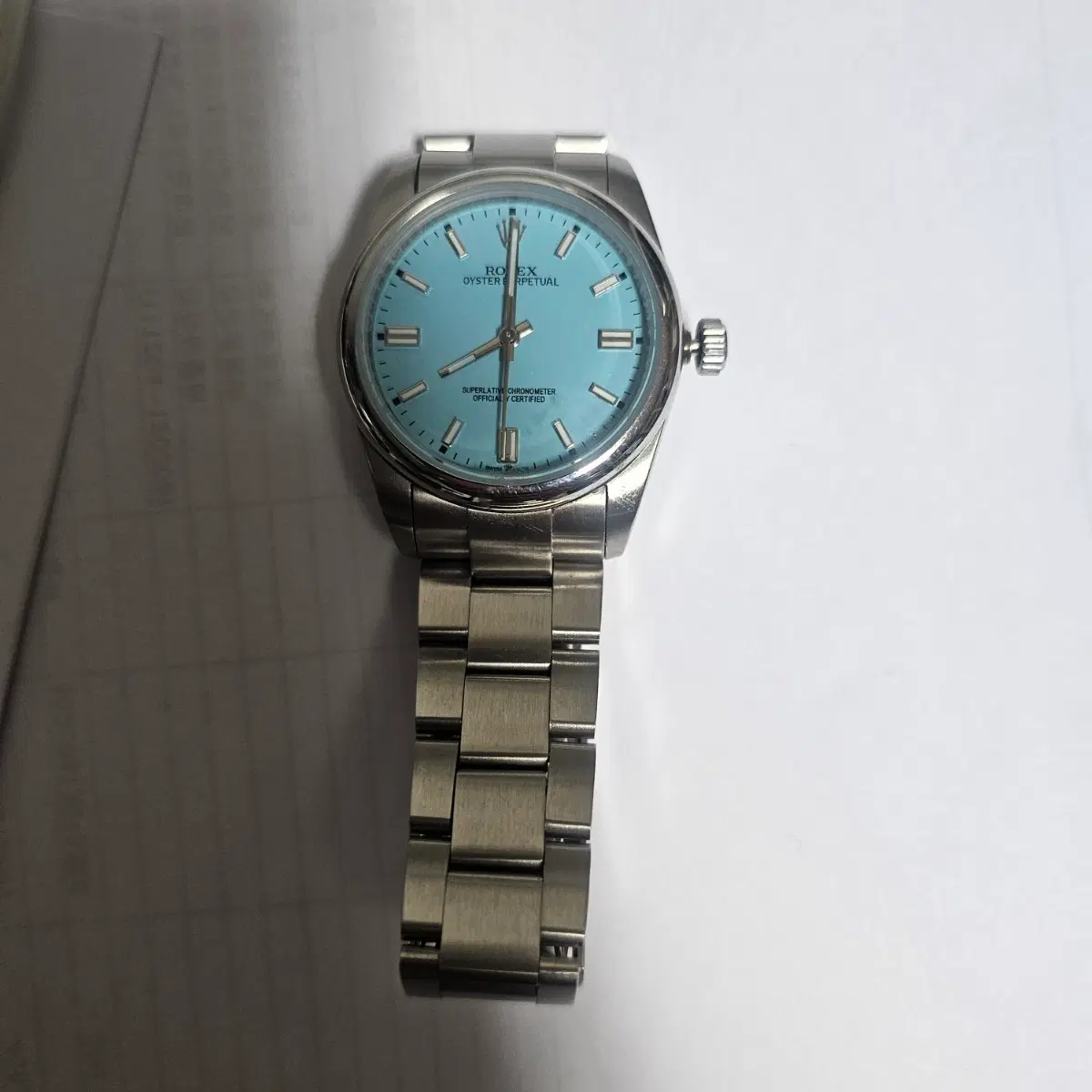오이스터퍼페츄얼 민트 36mm