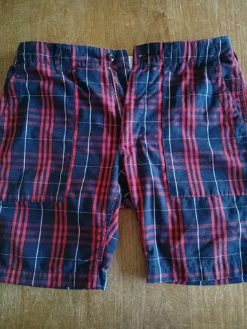Engineered Garments 체크 숏팬츠 M
