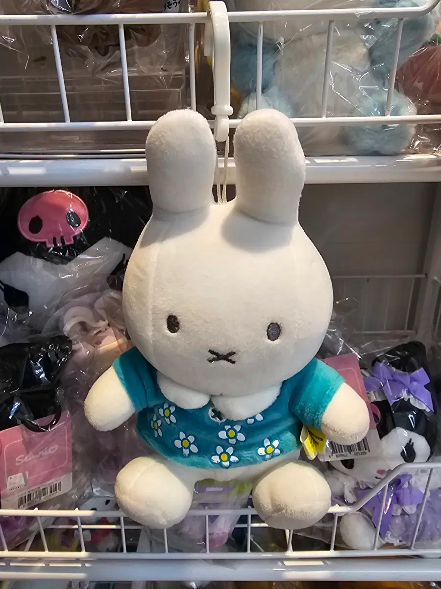 미피 인형 블루 플라워 원피스