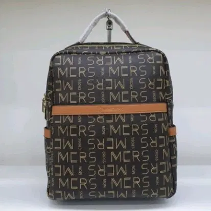 몽크로스 스퀘어 자가드 백팩