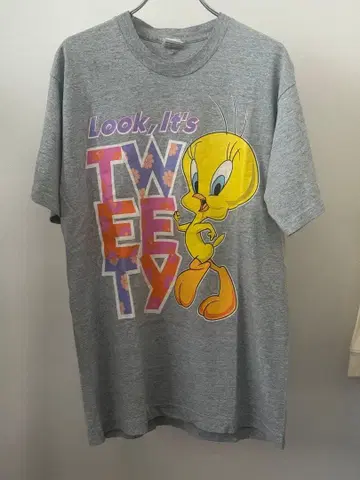 루니 툰즈 트위티 티셔츠 90s 빈티지