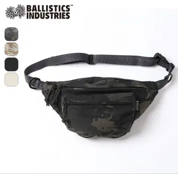BALLISTICS 바리스틱스 패니 파우치 멀티 카모 블랙