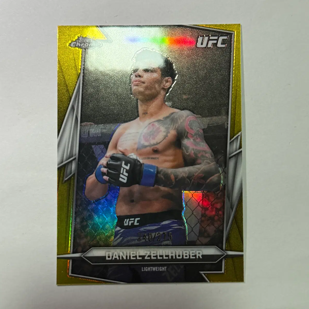 UFC 다니엘 젤후버 275한정 탑스크롬 UFC카드