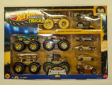 MATTEL HOTWHEELS 몬스터 트럭 빅풋 트로피 챔피언 컬렉션 세트