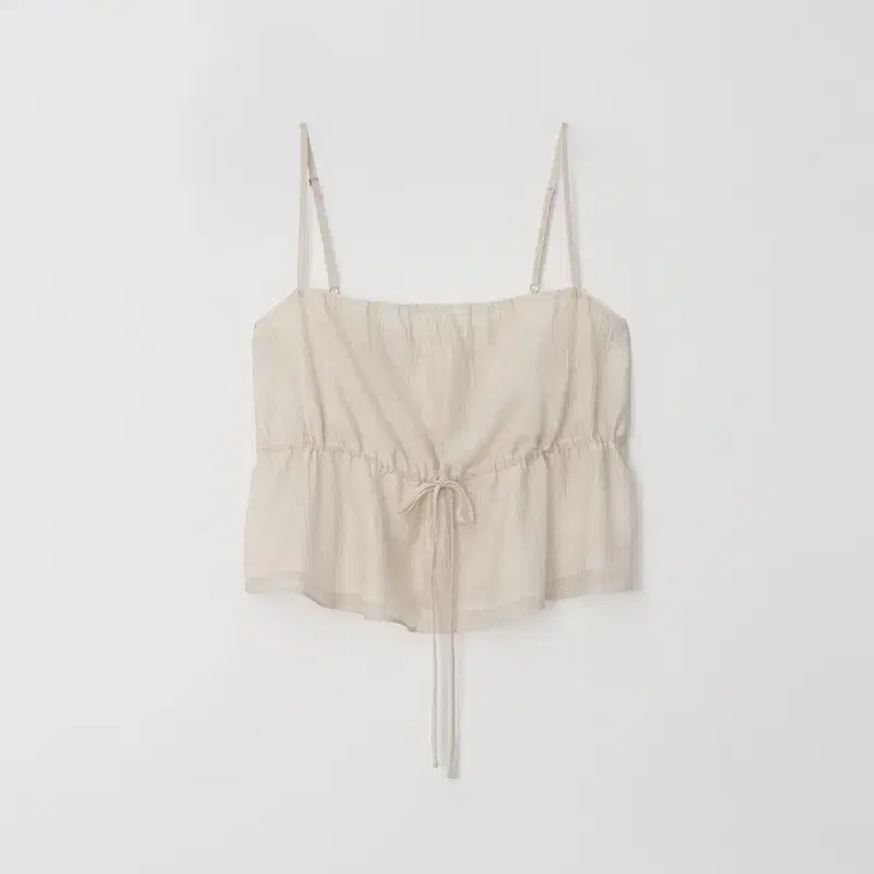 윤슬샵 shell beige bustier blouse