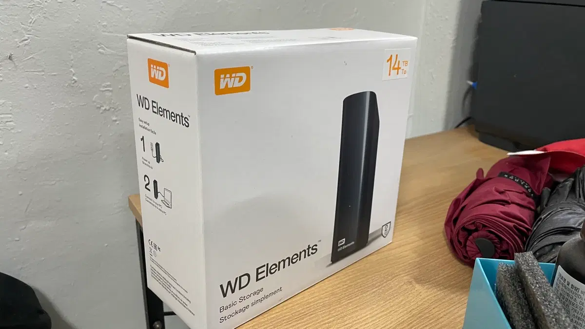 WD Elements 외장 하드 14TB