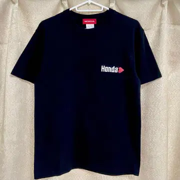 [ 미사용 ] Honda 혼다 백 프린트 하트 T셔츠 킹프리