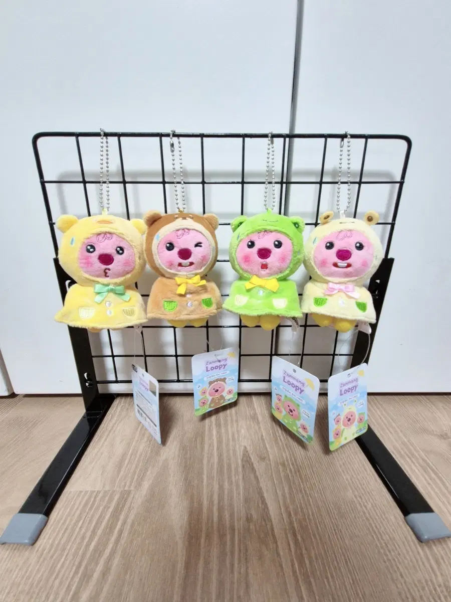 번장 최저가 정품)잔망루피 우비 인형키링/새상품(택0)
