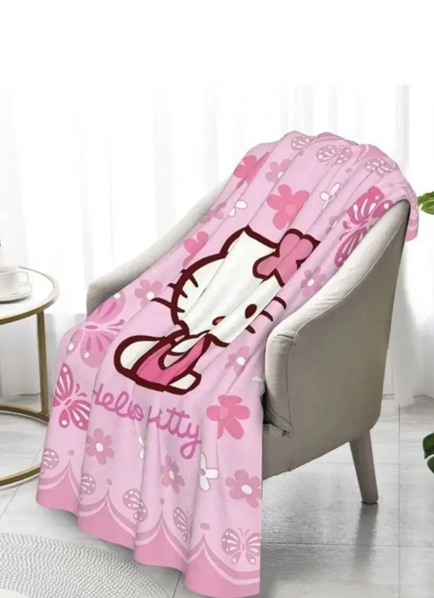 헬로키티 핑크 담요 새제품