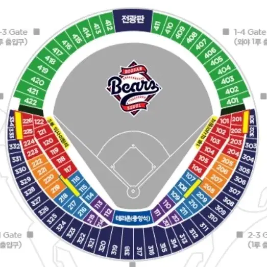 8월23일(일) 두산 vs 롯데