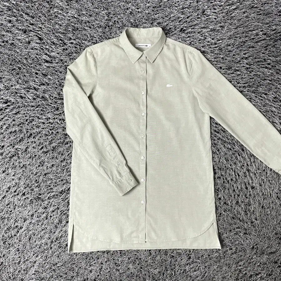 LACOSTE 라코스테 여성 롱 셔츠 남방