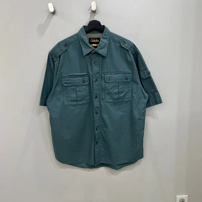 카벨라스 더블포켓 워크 하프 셔츠 r4478