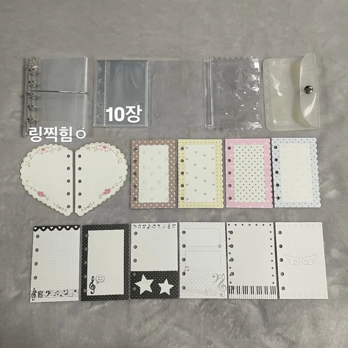 M5 5공 다이어리 미사용 다꾸 속지
