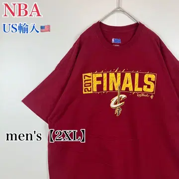 T818 [ US 수입 ] NBA 반팔 셔츠 레드 계열 men's [ 2XL ]