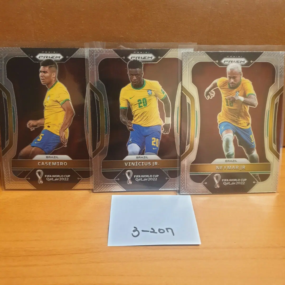 파니니 카타르월드컵 프리즘 브라질 축구카드