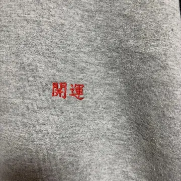 개운 용 그래픽 맨투맨 그레이