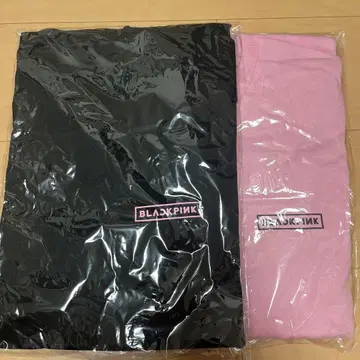 BLACKPINK LIVE 투어 T셔츠 2장 세트 핑크 블랙
