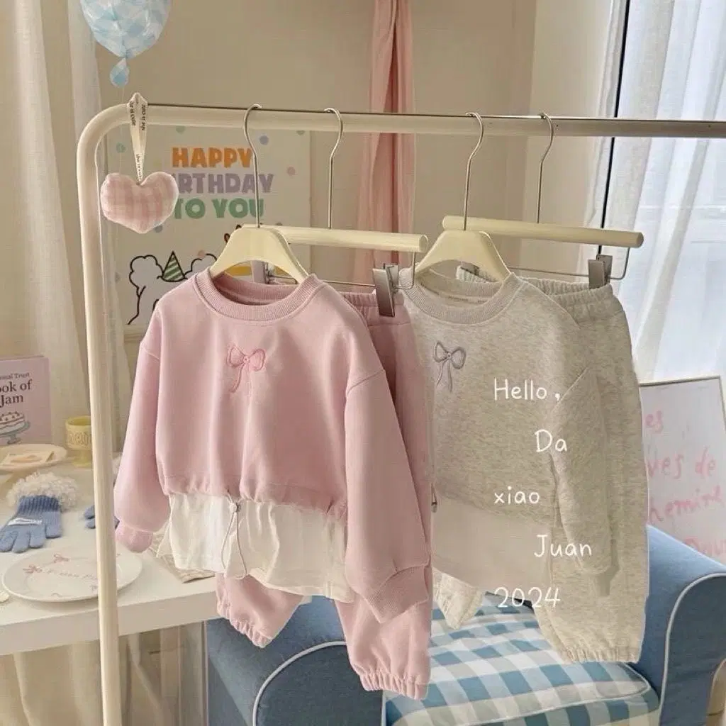 아동 레이스상하복세트