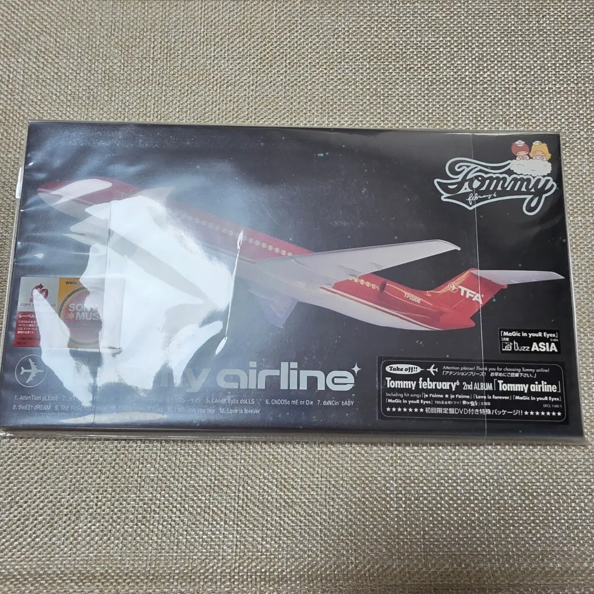 토미 페브러리 (Tommy february6) Tommy airline 초회한정반 CD+DVD 미개봉