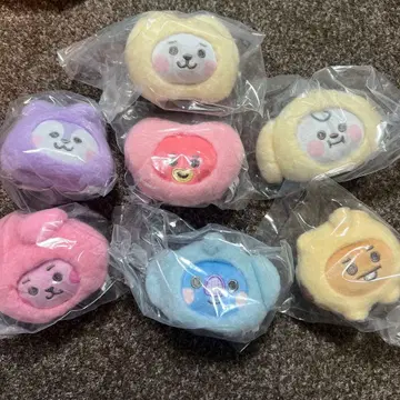 BT21 가챠가챠 봉제 인형 클립 컴플리트