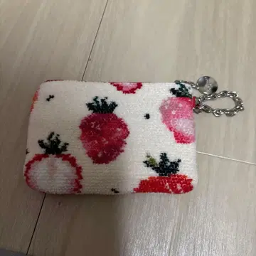 FEILER 러브러리 바이 페일러 딸기 무늬 카드 케이스 파우치