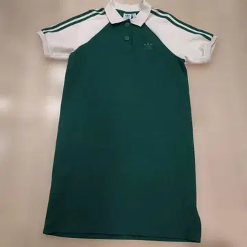 adidas 오리지널스 폴로 원피스 그린 M