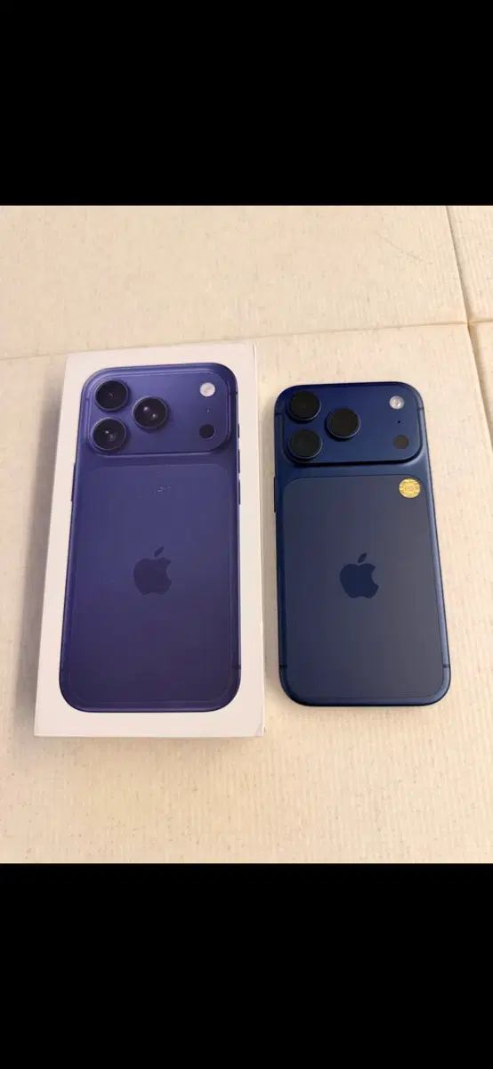 아이폰 17 프로 딥블루 색상 256GB 모델(ss급)