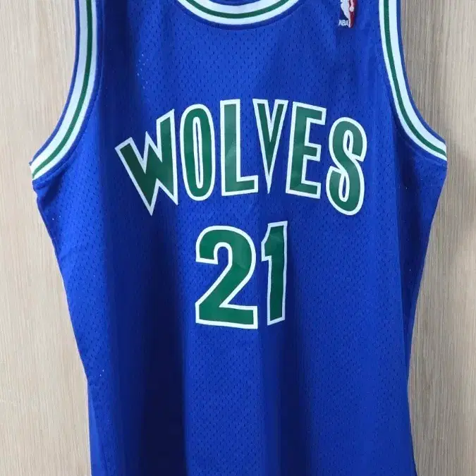 (착샷) 아디다스 NBA 미네소타 팀버울브스 케빈 가넷 져지