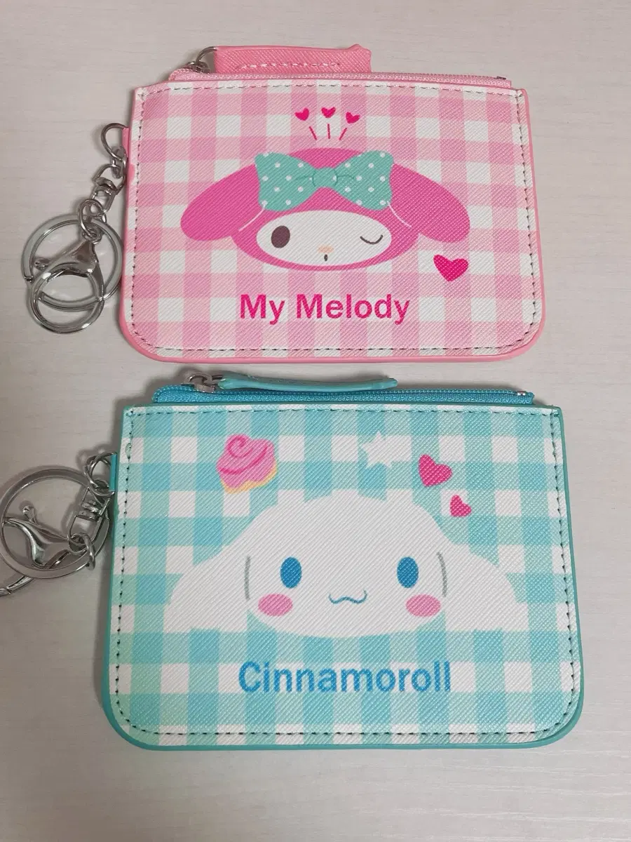 산리오 마이멜로디 시나모롤 카드지갑 2종 일괄