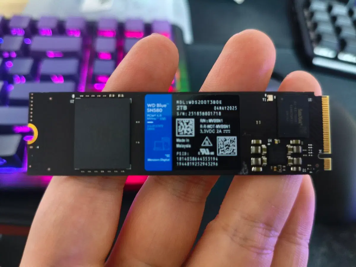 WD Blue M.2 SSD 2TB