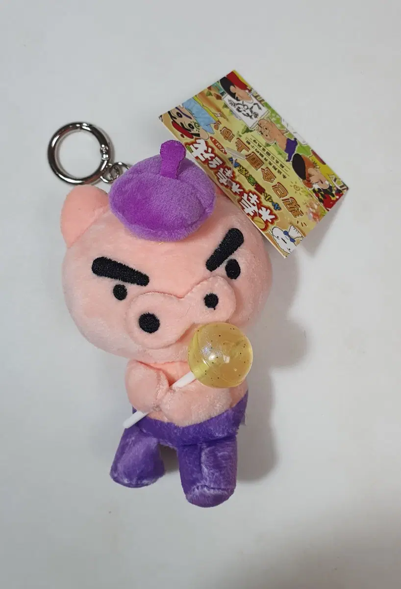 짱구 부리부리몬 사탕 인형 키링 새상품